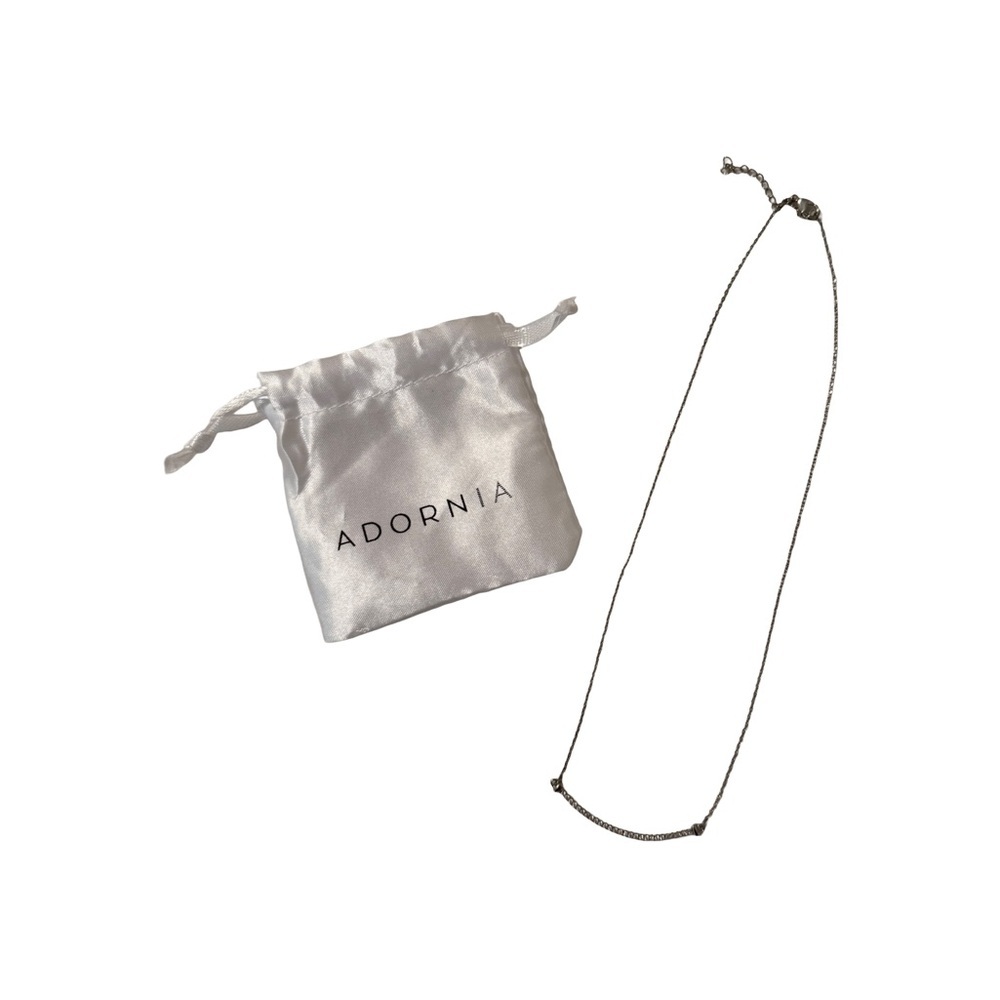 Adornia Silver Necklace for Women - Picture 2 of 2